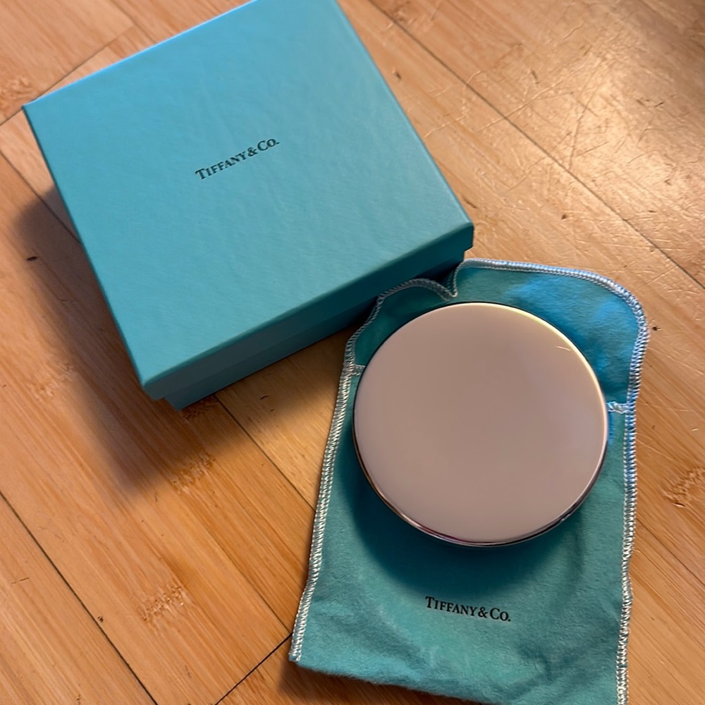 Tiffany & Co. Pewter 4in Circle Tin